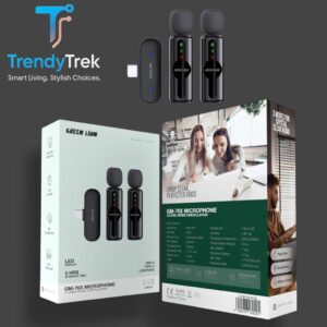 Green Lion GM-76X Microphone 3-Level Noise Cancellation – Black