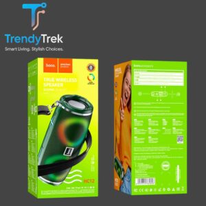 Hoco HC12 Wireless LED Flashing Speaker – Dark Green