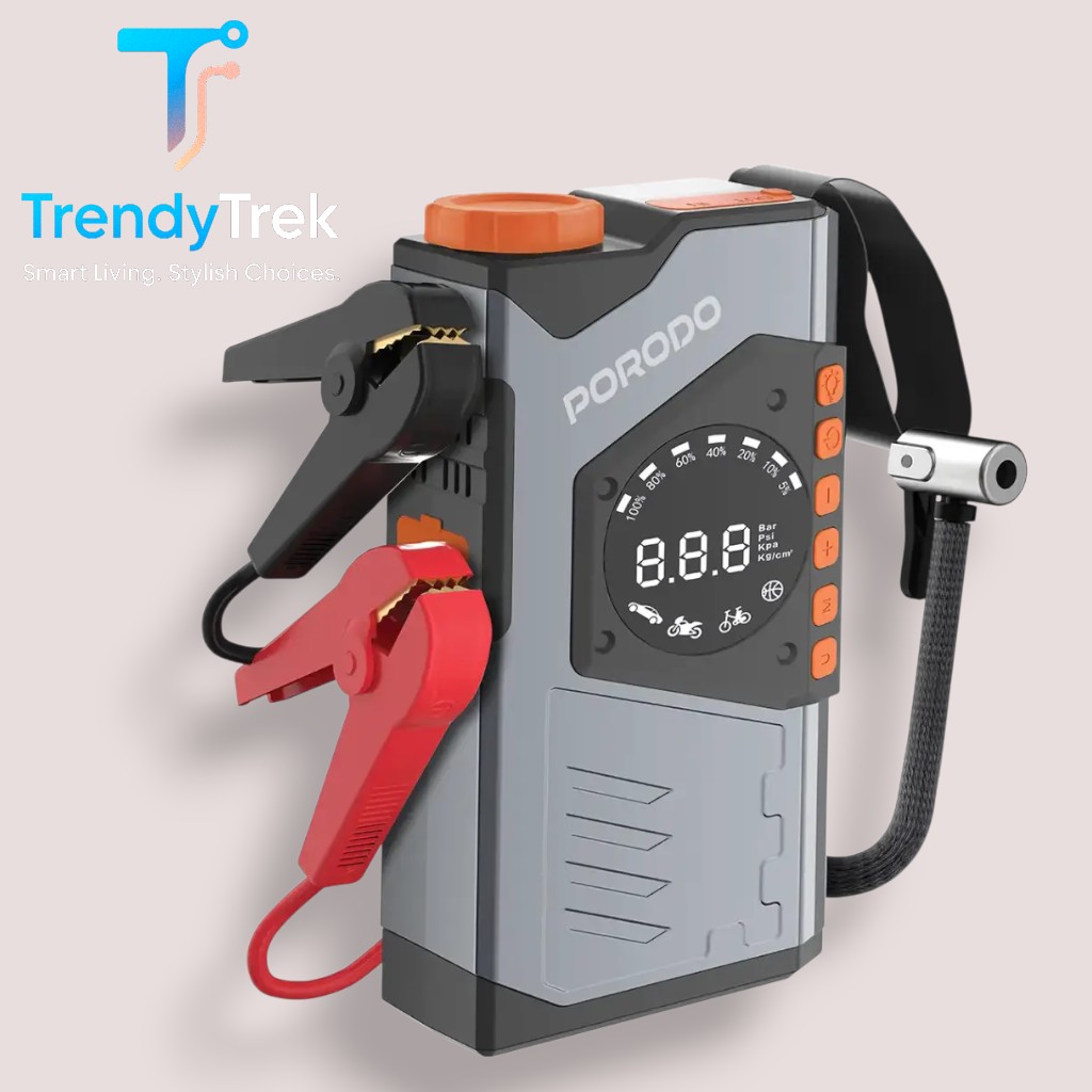 Porodo VoltBoost 10000mAh Compact Utility Tool – Gray - Image 2