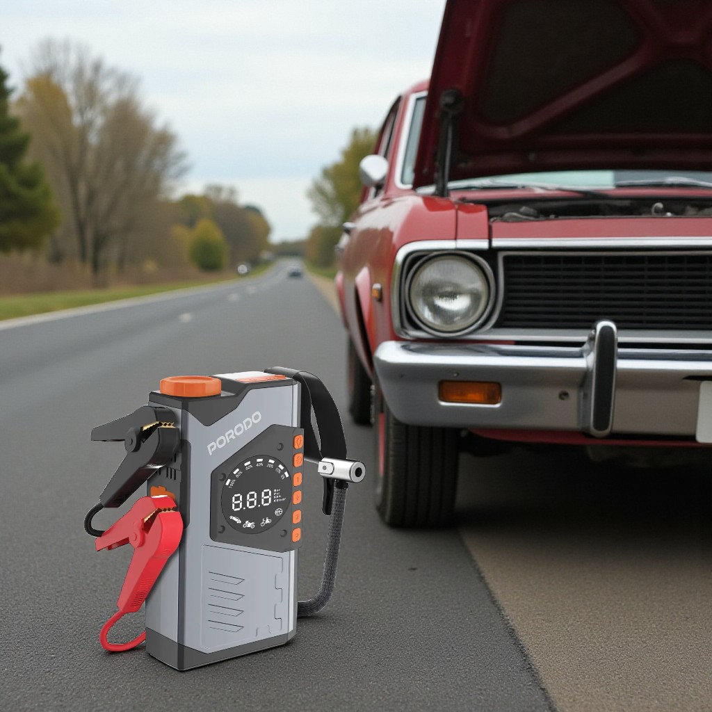 Porodo VoltBoost 10000mAh Compact Utility Tool – Gray - Image 3