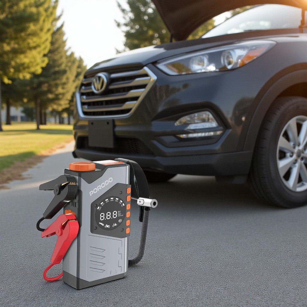 Porodo VoltBoost 10000mAh Compact Utility Tool – Gray - Image 4