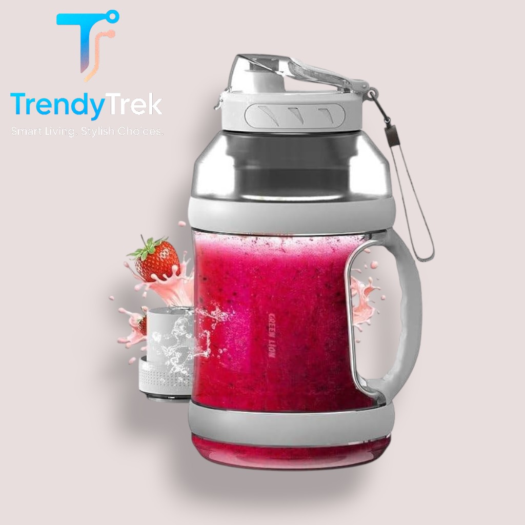 Green Lion Mega Pro Portable Blender – White - Image 2