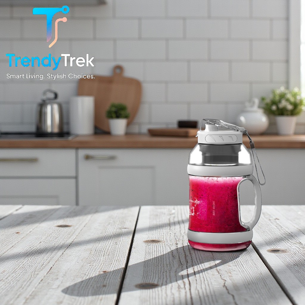 Green Lion Mega Pro Portable Blender – White - Image 4