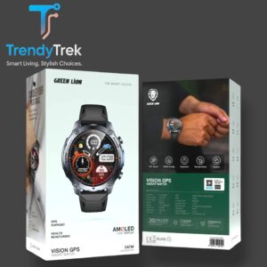 Green Lion Vision GPS Smart Watch - Black