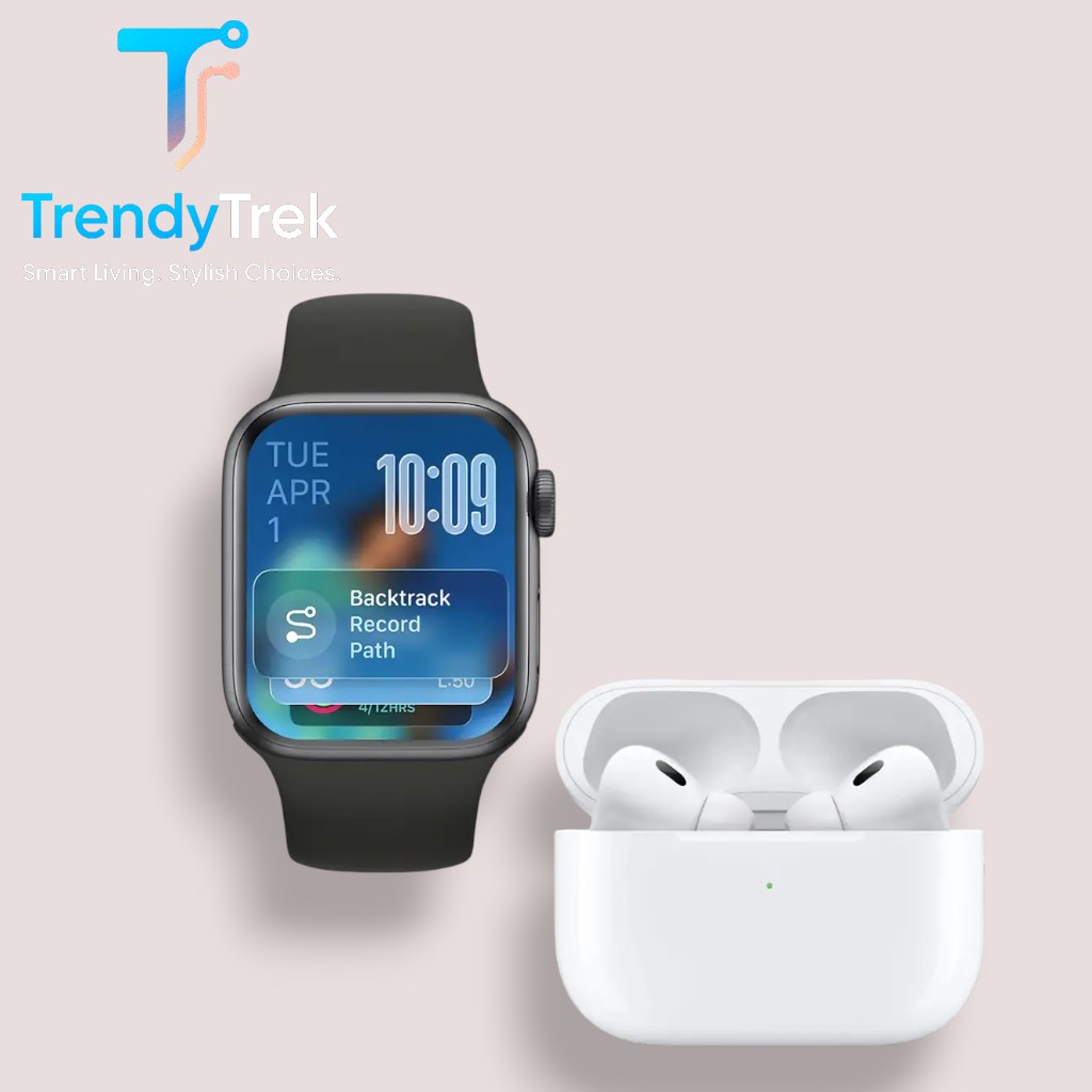 Green Lion Dynamic Duo 41mm Smart Watch & Earbuds Pro 2 – Black - Image 2