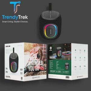 GREEN LION PRISTONE WIRELESS SPEAKER – BLACK