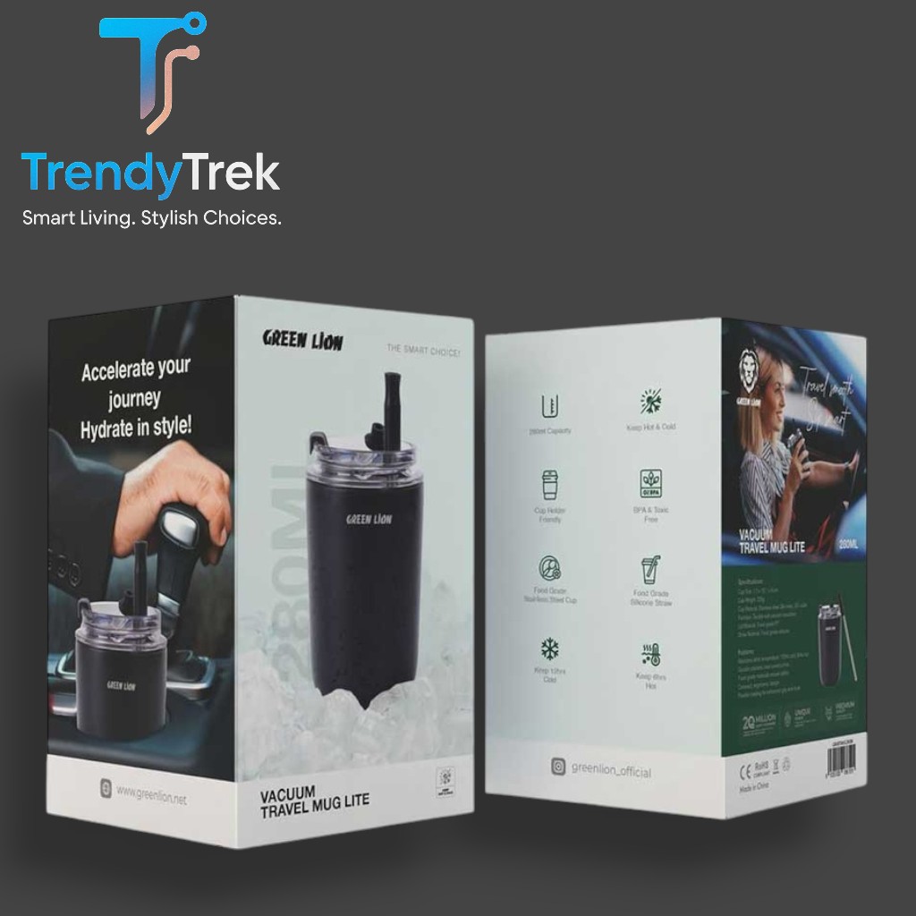 Green Lion Vacuum Travel Mug Lite – 280ml