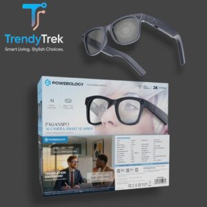 Powerology Paganspo AI Camera Smart Glasses – Gray