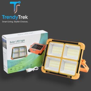 Solar LED Light 1000W – Private Street Lamp Without Electricity | IP66 Waterproof | Solar Recharge & USB Output