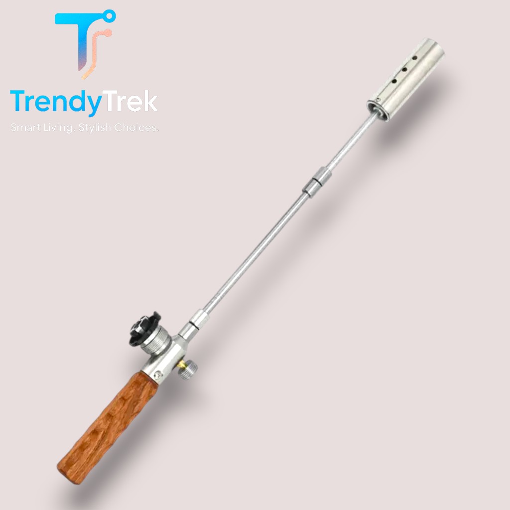 Green Lion Flame Torch Camping Gas Lighter – Silver - Image 2