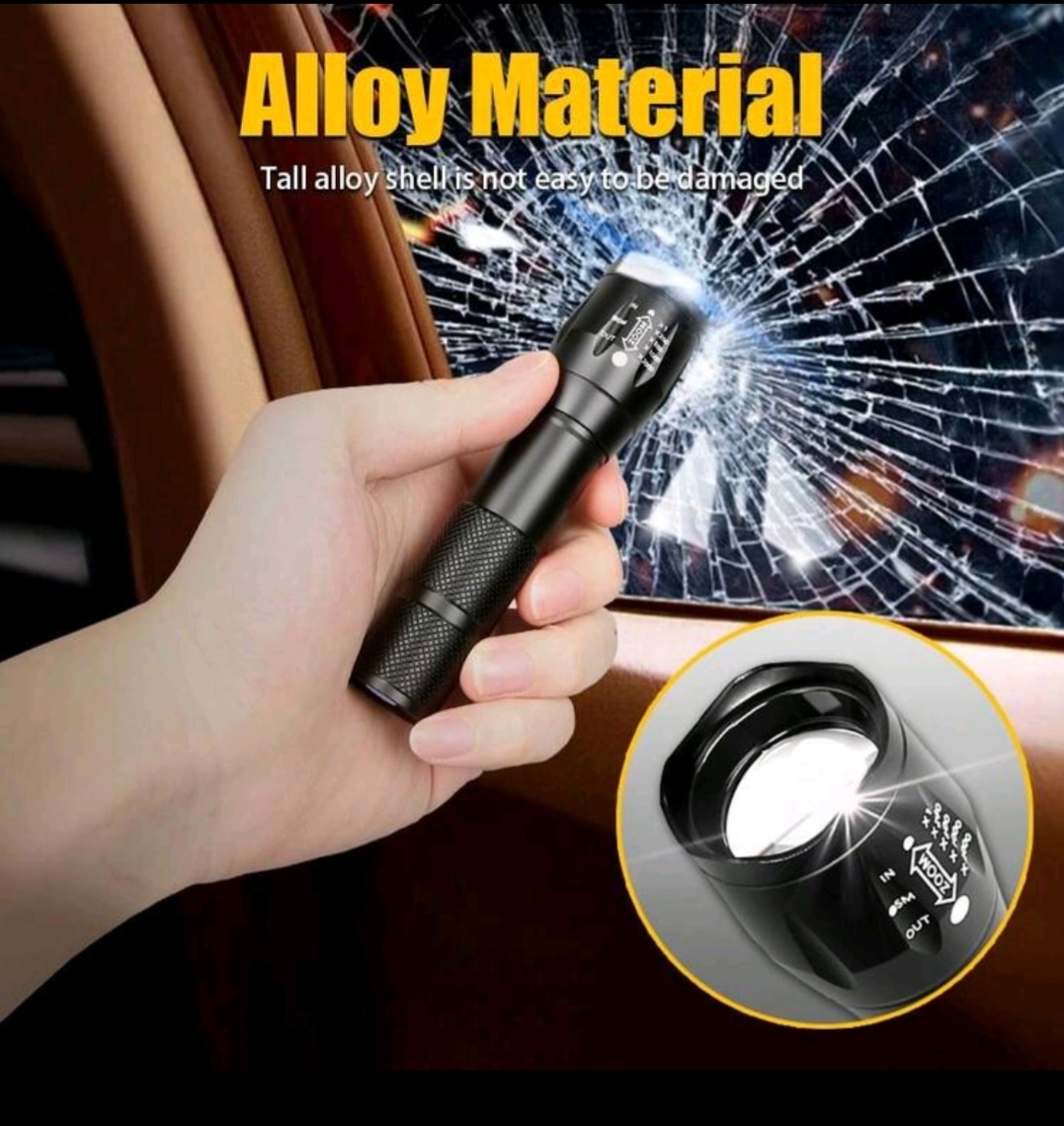 Alloy UV 395nm Detection Flashlight (Type-C Rechargeable) – Black - Image 5