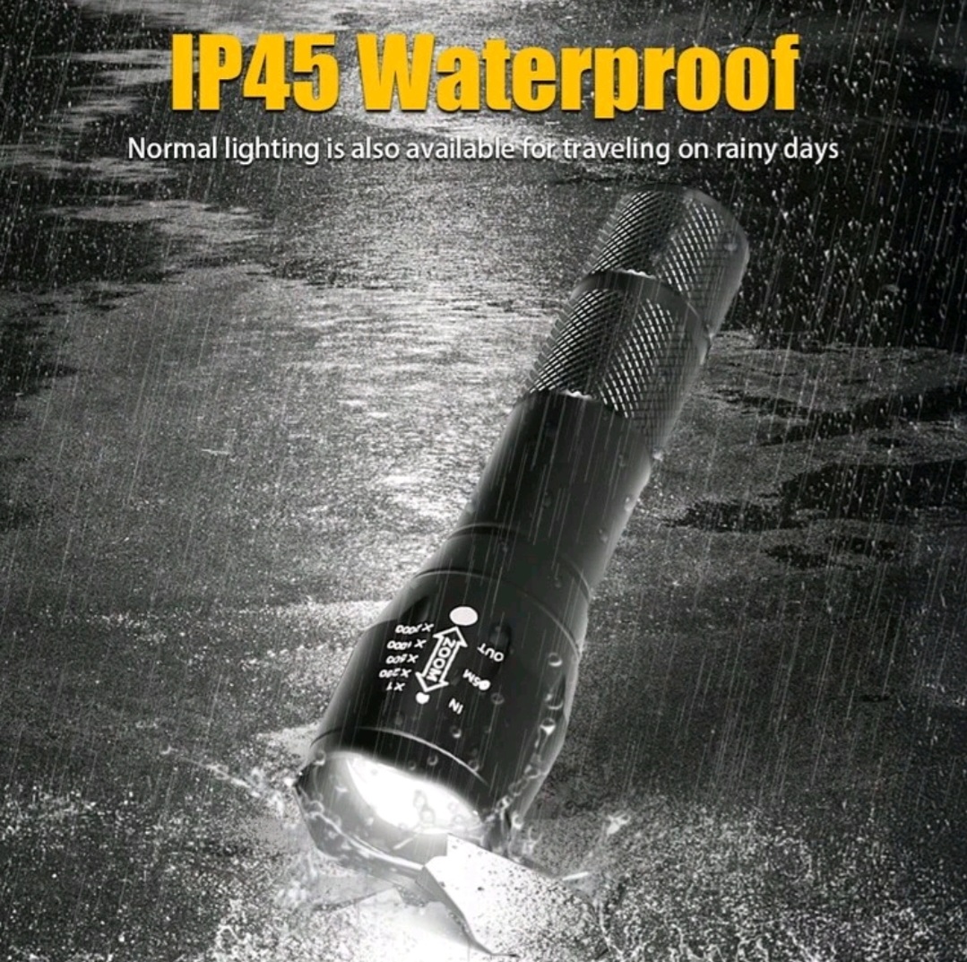 Alloy UV 395nm Detection Flashlight (Type-C Rechargeable) – Black - Image 7