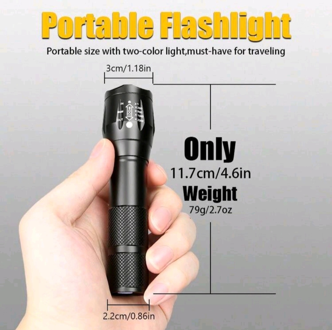 Alloy UV 395nm Detection Flashlight (Type-C Rechargeable) – Black - Image 9