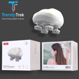 XO-FG03 Rechargeable Scalp Massager (3-Speed) – White