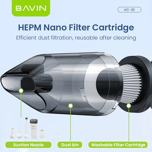 BAVIN VC01 6-in-1 Wireless Multifunctional Vacuum Cleaner 6000Pa - Image 7