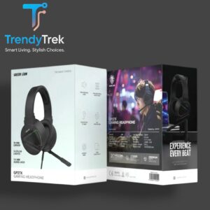 Green Lion GP27X Gaming Headphone - Black
