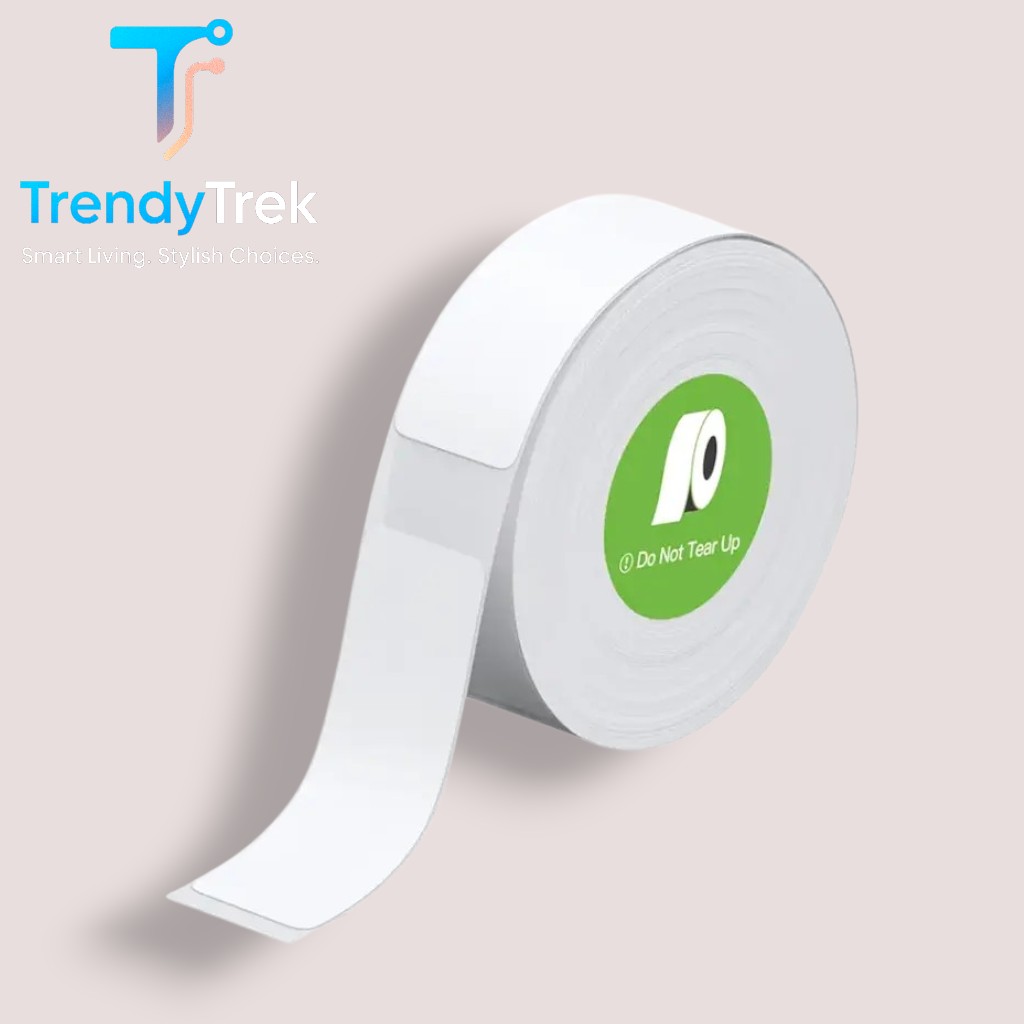 Green Lion Label Maker Tape for Thermal Printer - White - Image 2