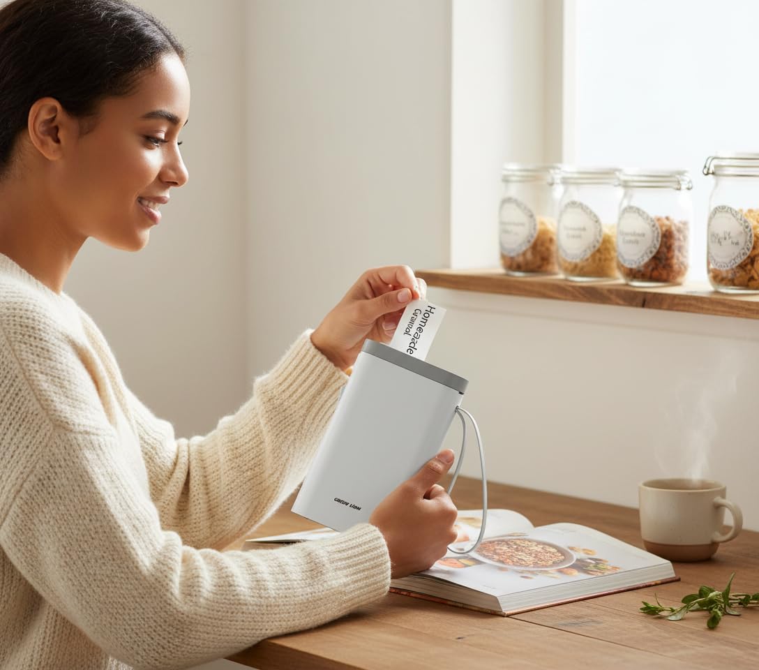 Green Lion Snap Label Thermal Printer 14mm - White - Image 4