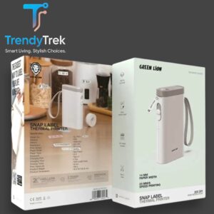 Green Lion Snap Label Thermal Printer 14mm - White