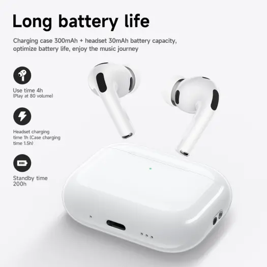 Hoco EW98 ANC AI Translation Earbuds with Heart Rate & Oxygen Monitoring – Bluetooth 6.0 - Image 9