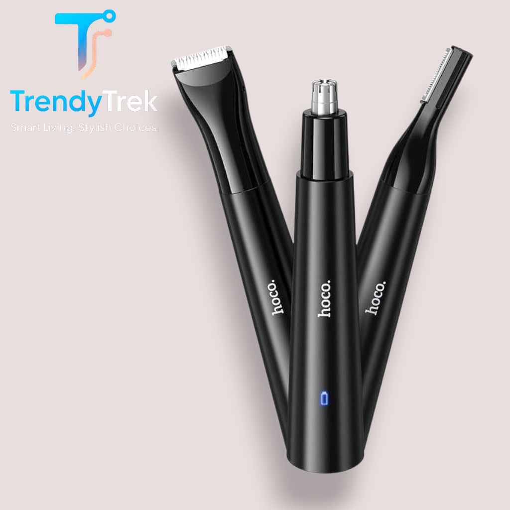 HOCO HP37 Three-in-One Multifunctional Nose Hair Trimmer - Image 2