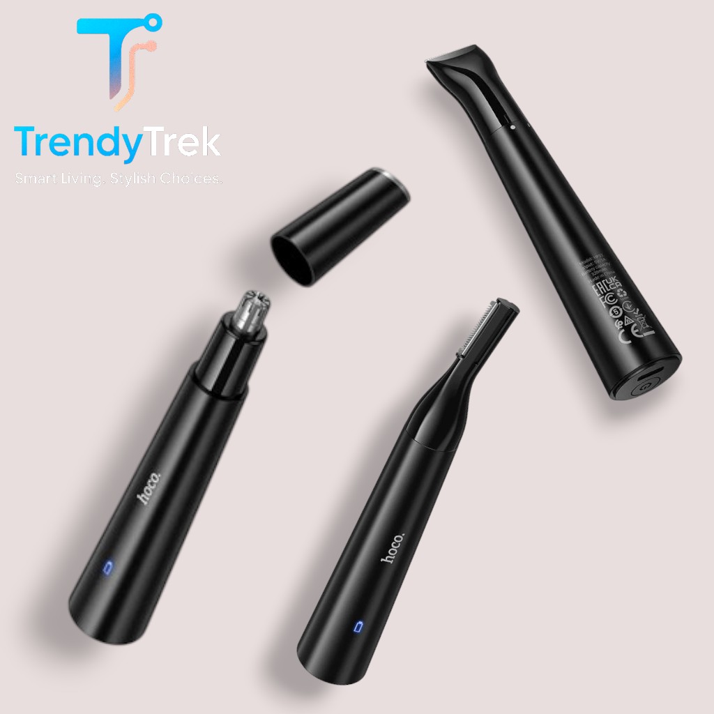HOCO HP37 Three-in-One Multifunctional Nose Hair Trimmer - Image 4