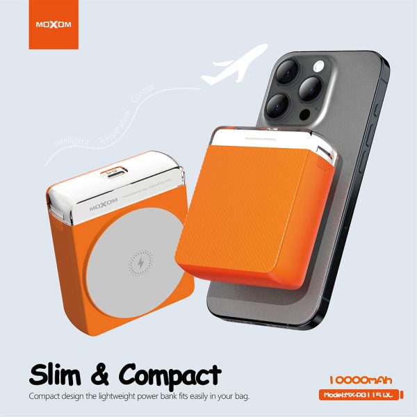 Moxom MX-PB115 Wireless Power Bank MagSafe 10000mAh PD20W + QC18W - Image 8