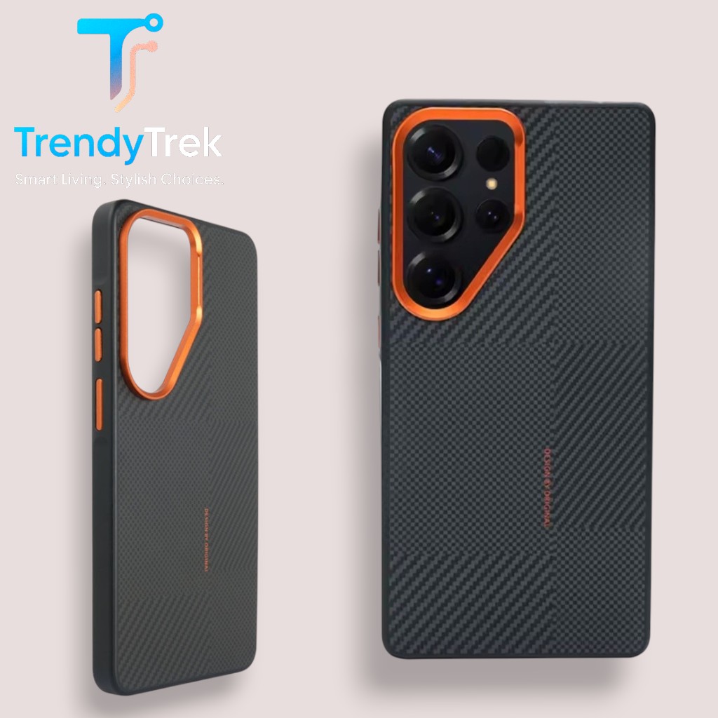 Nexera Premium Carbon Fiber Magnetic Case – Samsung S25 & S26 Ultra | Metal Frame Shockproof Design - Image 5