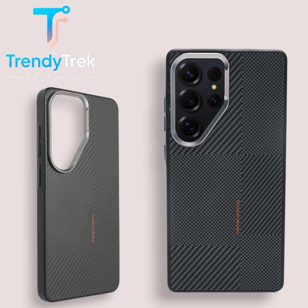 Nexera Premium Carbon Fiber Magnetic Case – Samsung S25 & S26 Ultra | Metal Frame Shockproof Design - Image 6