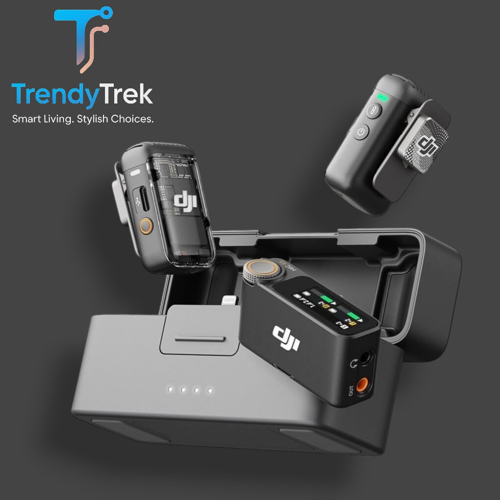 DJI Mic 2 Wireless Microphone (2 TX + 1 RX + Charging Case Combo)