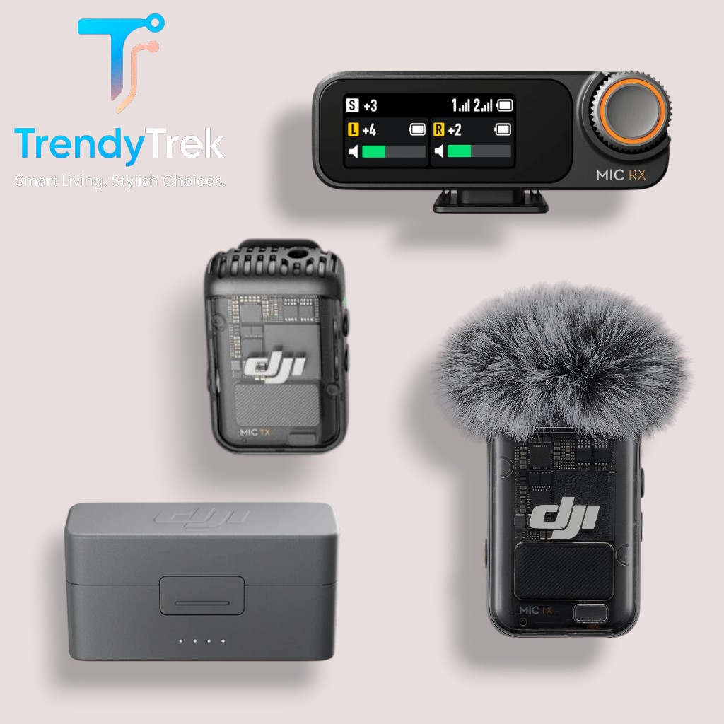 DJI Mic 2 Wireless Microphone (2 TX + 1 RX + Charging Case Combo) - Image 3