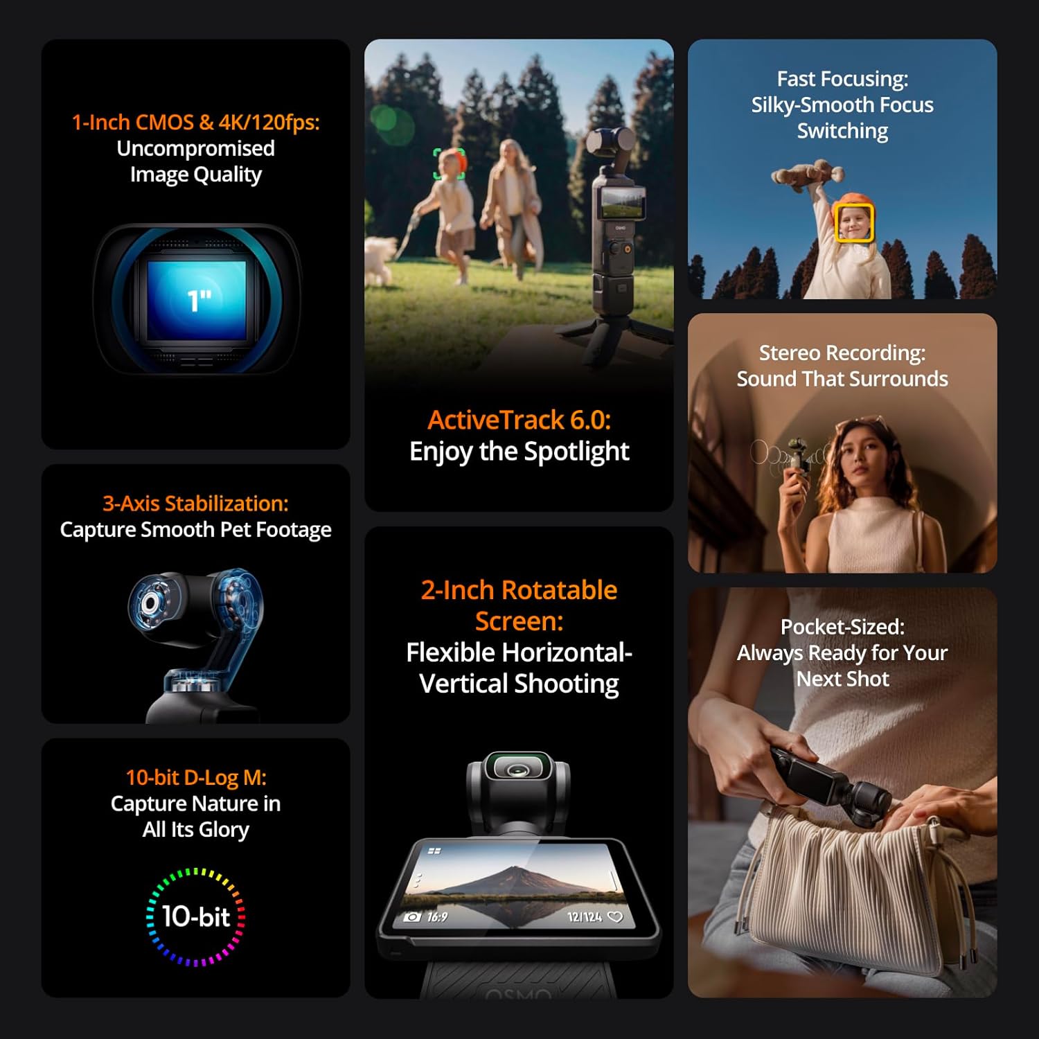DJI Osmo Pocket 3 Gimbal Camera (Creator Combo) - Image 8