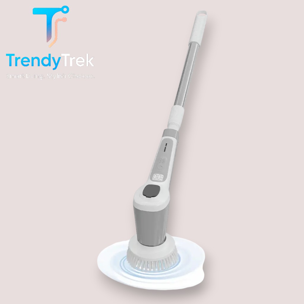 Green Lion Sonic Spinner 5 in 1 Electric Spin Scrubber - White - Image 2