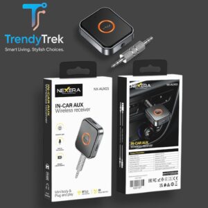 NEXERA NX-AUX03 In-Car AUX Bluetooth Receiver