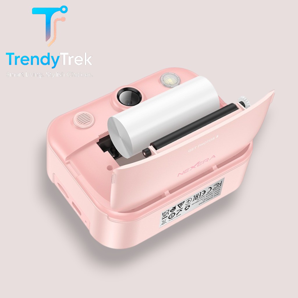 Nexera NX-CAM01 Dual Camera Kids Instant Printing Camera - Pink - Image 4
