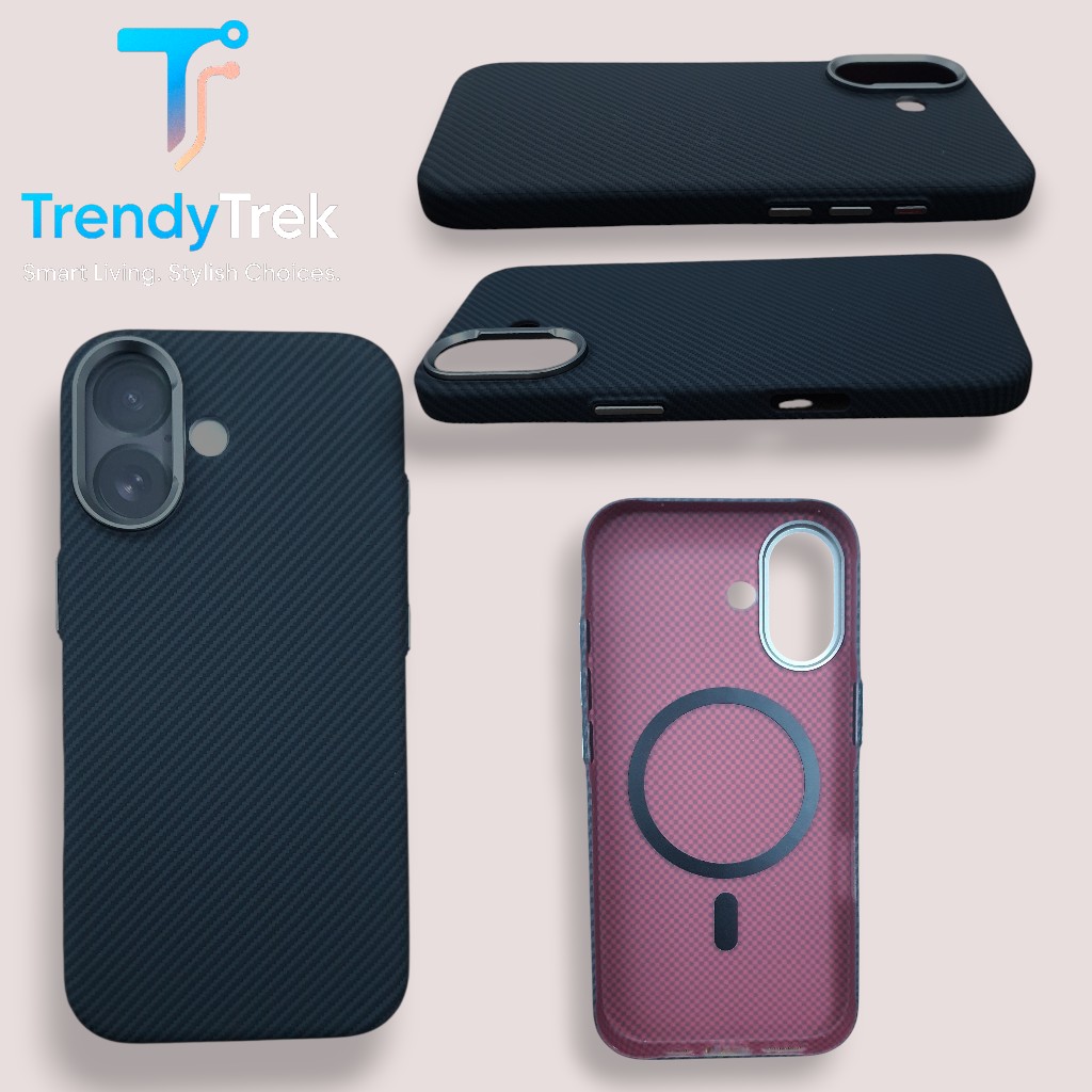 Nexera Premium Woven Fiber Magnetic Case – iPhone 16 & 17 Series - Image 2