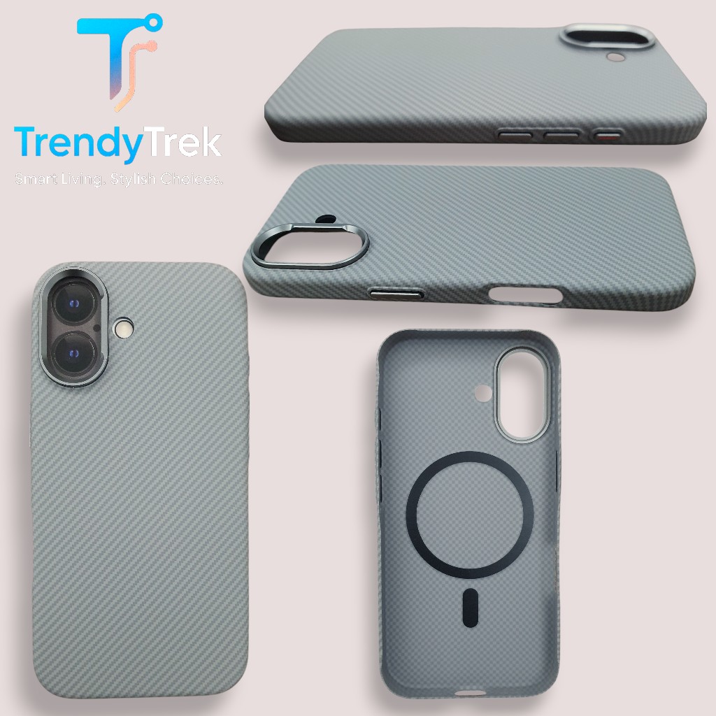 Nexera Premium Woven Fiber Magnetic Case – iPhone 16 & 17 Series - Image 3