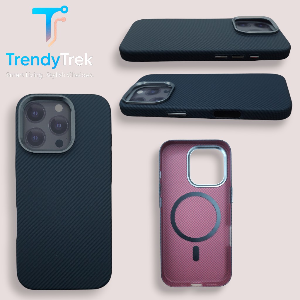 Nexera Premium Woven Fiber Magnetic Case – iPhone 16 & 17 Series - Image 4