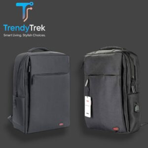 XO CB02 17-Inch Laptop Backpack with USB Charging Port – Black