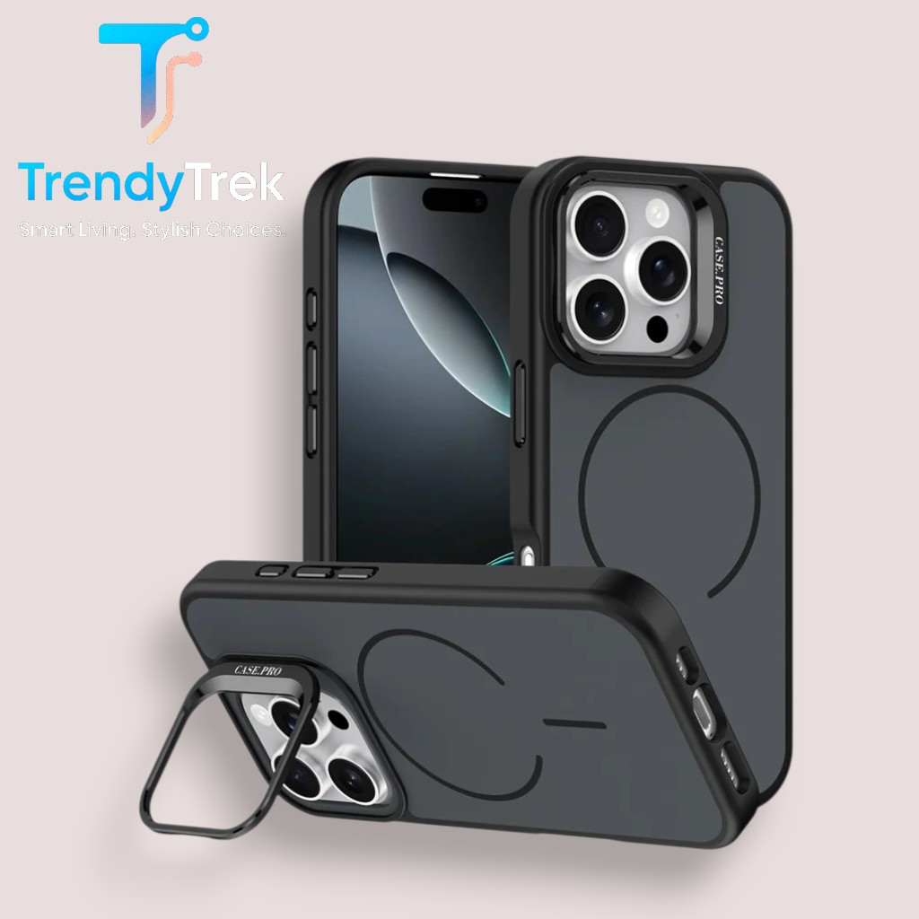 YOTOO Premium Magnetic Protective Case with Kickstand – iPhone 16 & 17 Series - Image 3