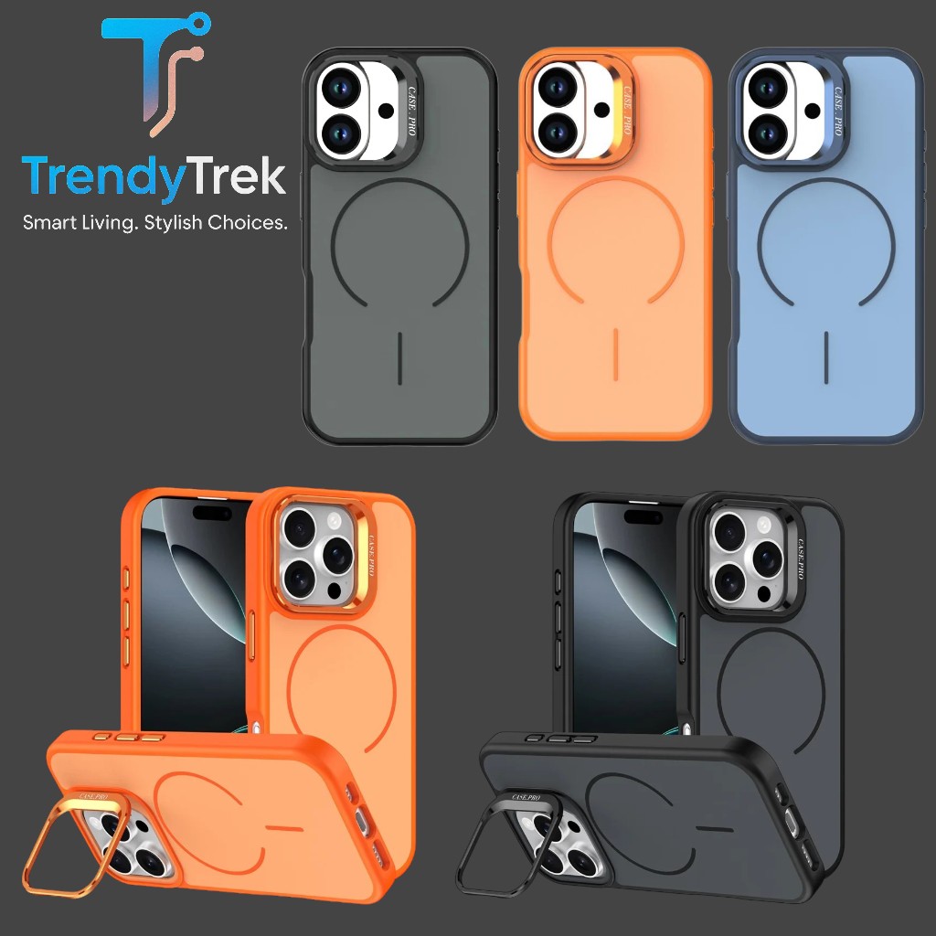 YOTOO Premium Magnetic Protective Case with Kickstand – iPhone 16 & 17 Series