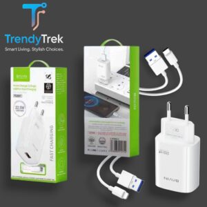 Bavin 22.5W USB Fast Charger with Cable – White