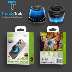 Bavin BM-23 Mini Magnetic Stereo Bluetooth Speaker – Black