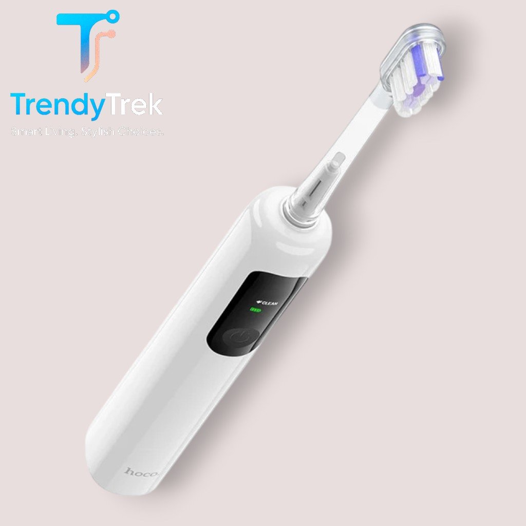 HOCO HP64 Acoustic Wave Electric Toothbrush – White - Image 5