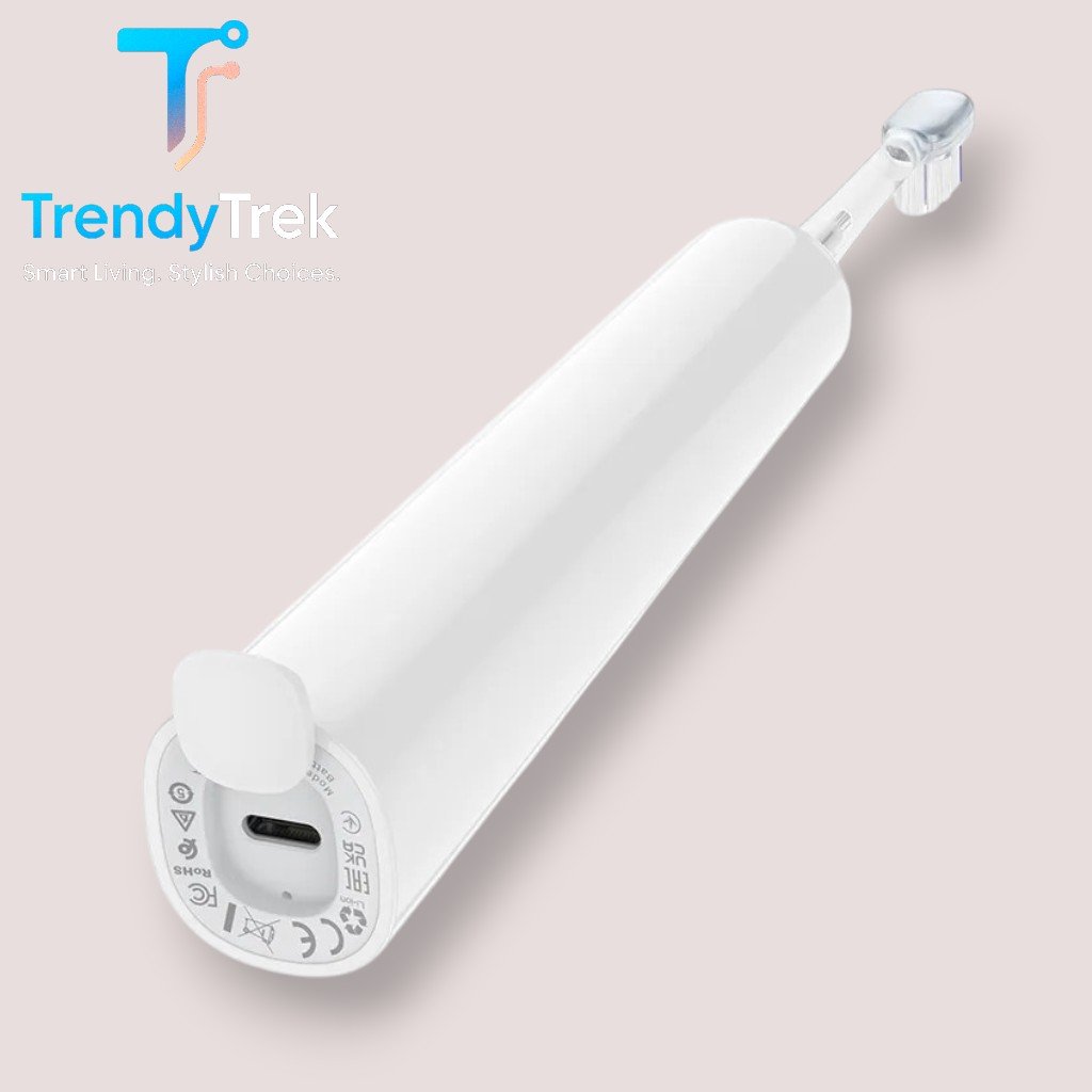 HOCO HP64 Acoustic Wave Electric Toothbrush – White - Image 6