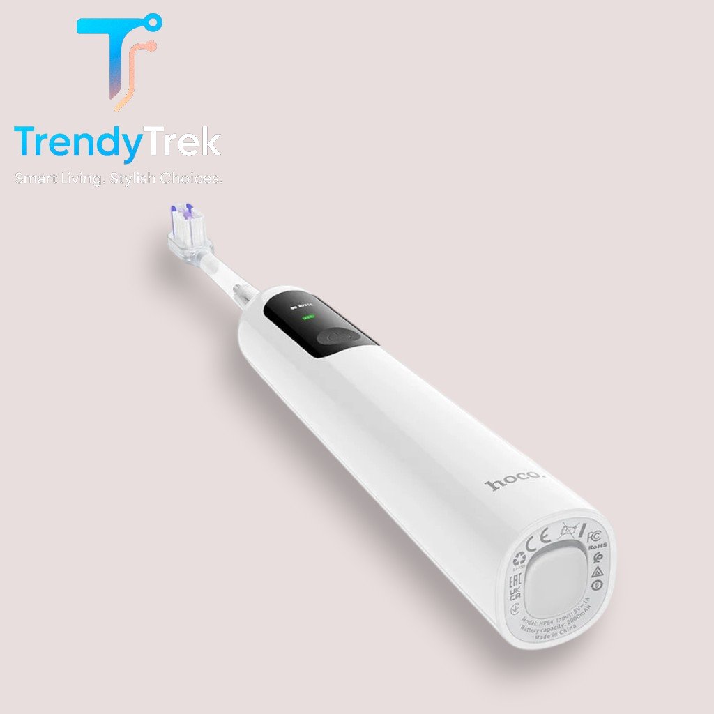 HOCO HP64 Acoustic Wave Electric Toothbrush – White - Image 7