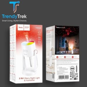 HOCO HX34 2-in-1 Starry Night Light & Humidifier – White