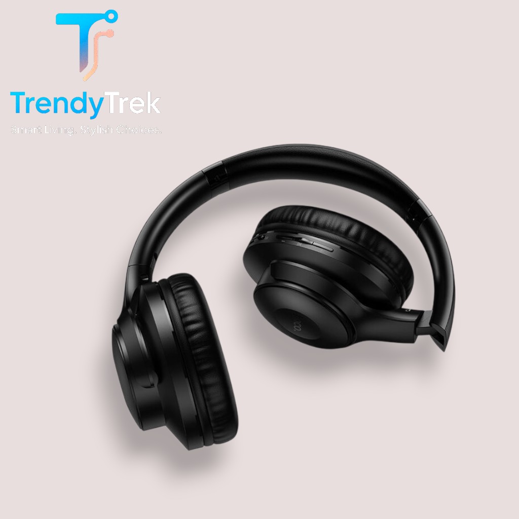 HOCO W71 2-in-1 Bluetooth Headphones with Speaker Mode – Black - Image 7