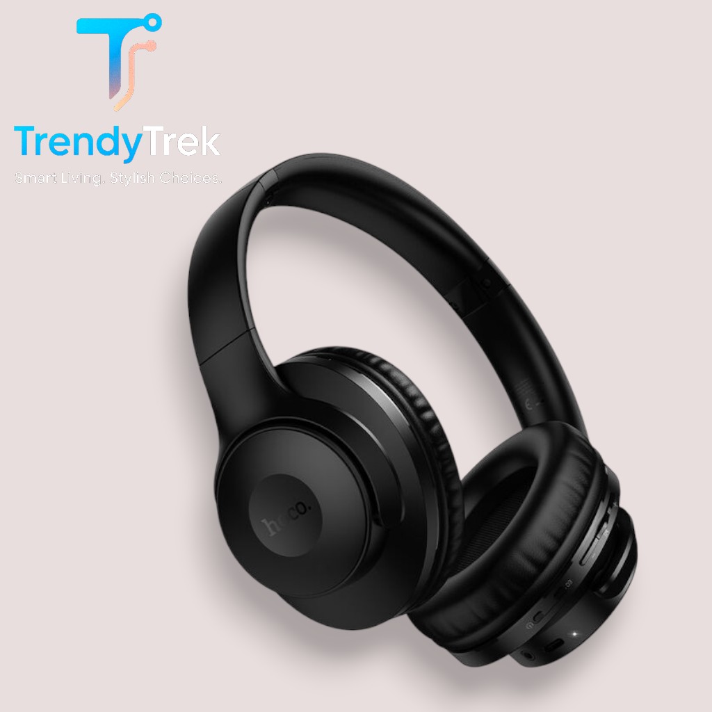 HOCO W71 2-in-1 Bluetooth Headphones with Speaker Mode – Black - Image 5