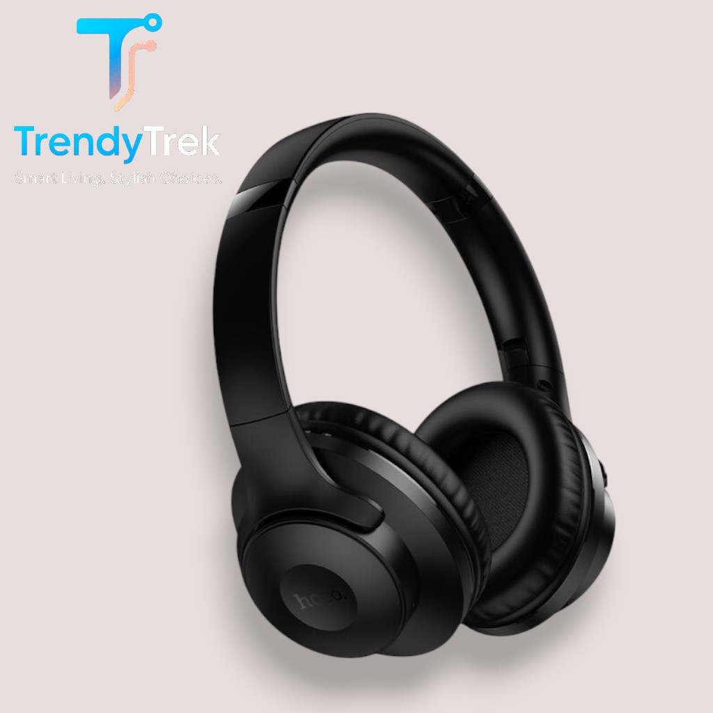 HOCO W71 2-in-1 Bluetooth Headphones with Speaker Mode – Black - Image 3